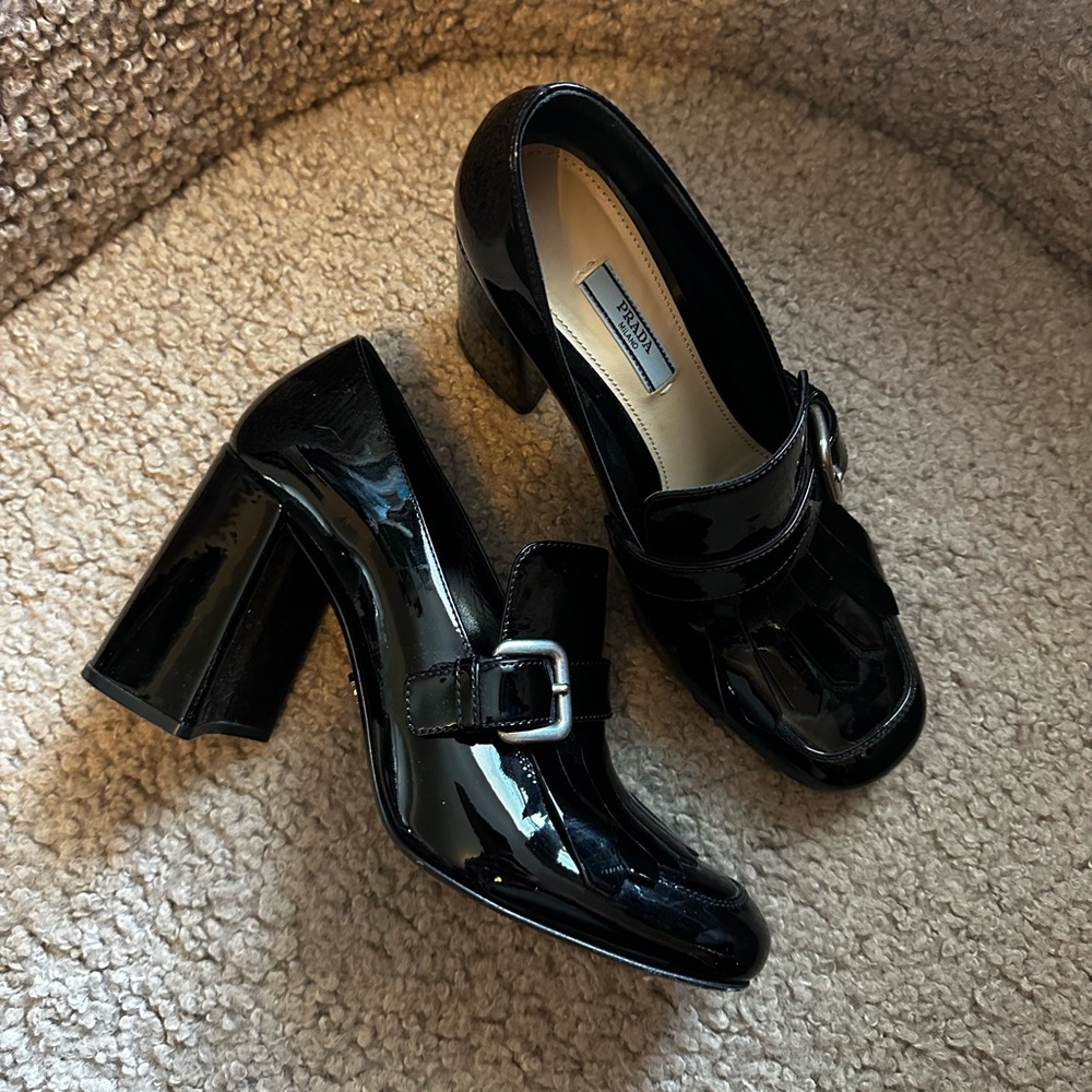 Prada Kiltie Fringe Pump (Women)